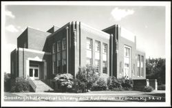 Goodnight Memorial Library and Auditorium Postcard