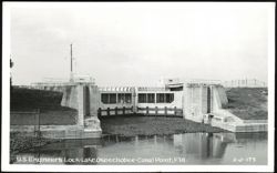 U.S. Engineer's Lock at Lake Okeechobee Postcard
