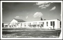 Grammar School Building in Raymondville, Texas Postcard