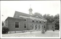 Peach County Court House Exterior Postcard