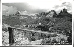 Midgely Bridge, US 89 in Oak Creek Canyon Postcard