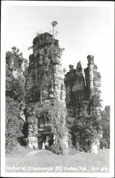 Natural Chimneys Limestone Rock Formations Postcard