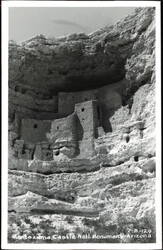 Montezuma Castle National Monument Cliff Dwellings Postcard