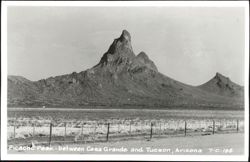 Picacho Peak Between Casa Grande and Tucson Postcard