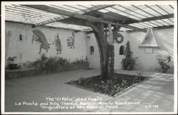 The El Patio, La Posta and Billy The Kid Museum Postcard