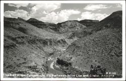 Salt River Canyon, U.S. 60 Between Show Low and Globe Postcard
