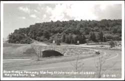 Blue Ridge Parkway Starting at US 250 Intersection Postcard