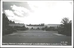Nancy Hanks Lincoln Memorial, Lincoln State Park Postcard