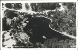 Air View of Silver Springs Postcard