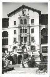Entrance, Main Hospital, Veterans Administration Hospital Postcard