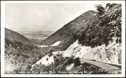 U.S. 60 Crossing Blue Ridge Mtn. Near Lexington Postcard