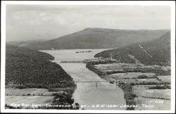 Hales Bar Dam on Tennessee River from U.S. 41 Postcard