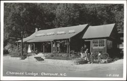 Cherokee Lodge, Cherokee's Oldest Trading Post Postcard