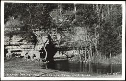 Martin Spring on U.S. Highway 41-64 Postcard
