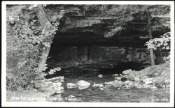 Martin Springs Cave and Clear Spring Pool along U.S. 41 Postcard