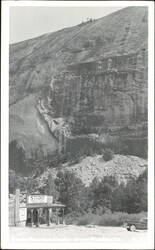 Stone Mountain Studio and Carving Mountain Face Postcard