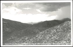 View from Road to Massai Point Chiricahua Nat'l Monument Postcard