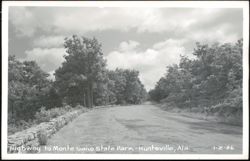 Highway to Monte Sano State Park Postcard