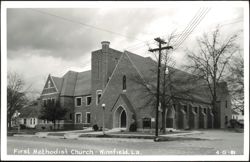 First Methodist Church Postcard