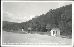 Martin Springs Tourist Camp on U.S. 41 Postcard