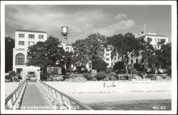 Buena Vista Hotel, Beach and Pier Postcard