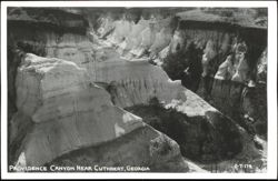 Providence Canyon Near Cuthbert Postcard