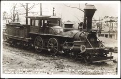Engine Texas Used in Pursuit of The General, Grant Park Postcard