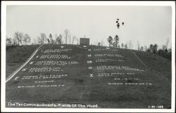 The Ten Commandments, Fields Of The Wood Postcard