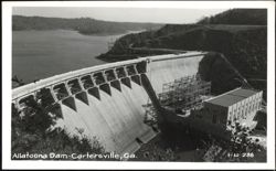 Allatoona Dam and Powerhouse Overview Postcard