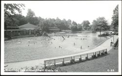Swimming Pool at Grant Park Postcard