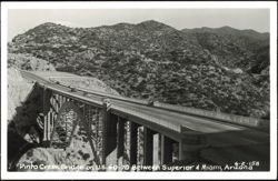 Pinto Creek Bridge on U.S. 60-70 Between Superior & Miami Postcard