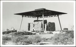 Casa Grande National Monument Ruins with Protective Canopy Postcard