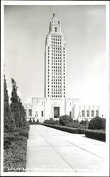 Louisiana State Capitol Building Exterior View Postcard