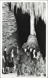 Cave Formations at Carlsbad Caverns Postcard
