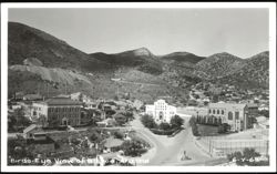 Bird's Eye View of Cochise County Courthouse and Town Postcard