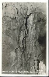 Rock of Ages Formation, Wyandotte Caves Postcard