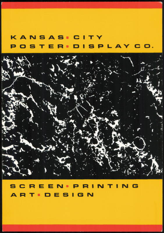 Kansas City Poster Display Co. Screen Printing Art Design Missouri