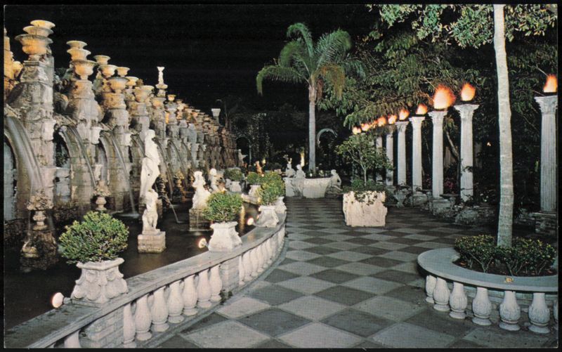 North Garden at Night, Kapok Tree Inn
