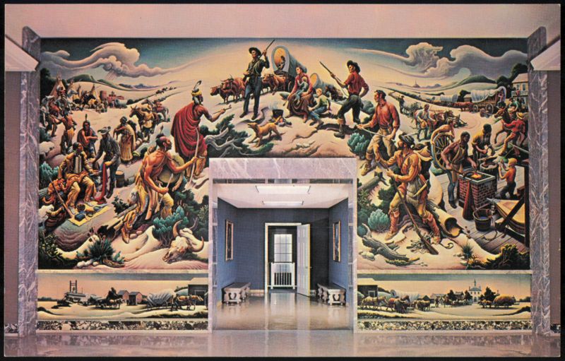 Independence and the Opening of the West Mural, Truman Library Missouri