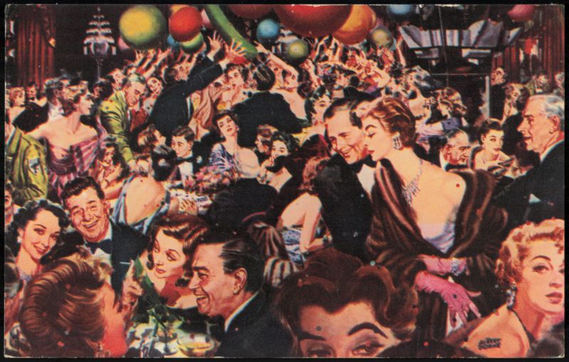 Stork Club New York City Painting by Albert Dorne Dancing