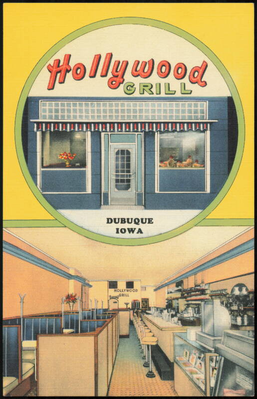 Hollywood Grill, Famous for Baked Ham, Dubuque, Iowa