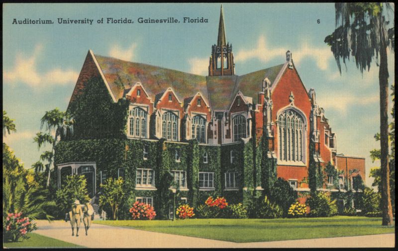 Auditorium, University of Florida, Gothic Architecture Gainesville