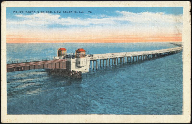 Pontchartrain Bridge, New Orleans, Louisiana