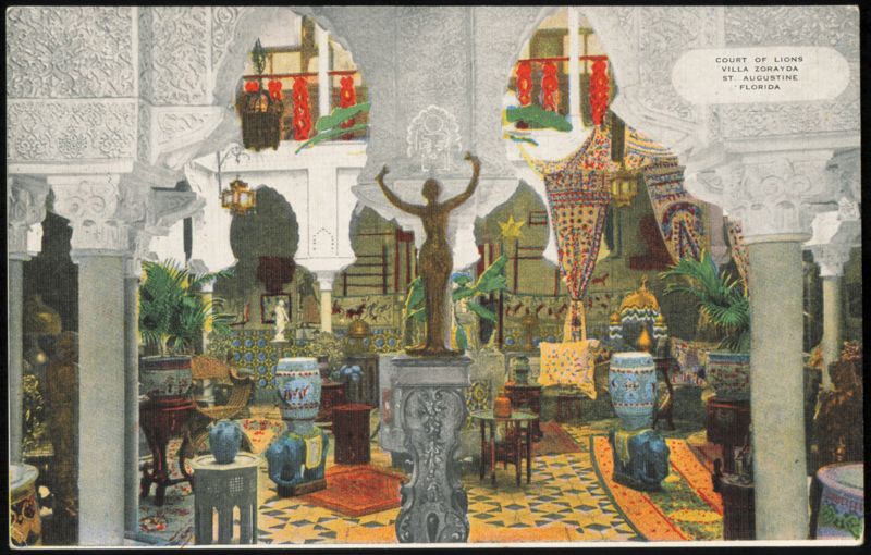 Court of Lions, Villa Zorayda, St. Augustine, Florida