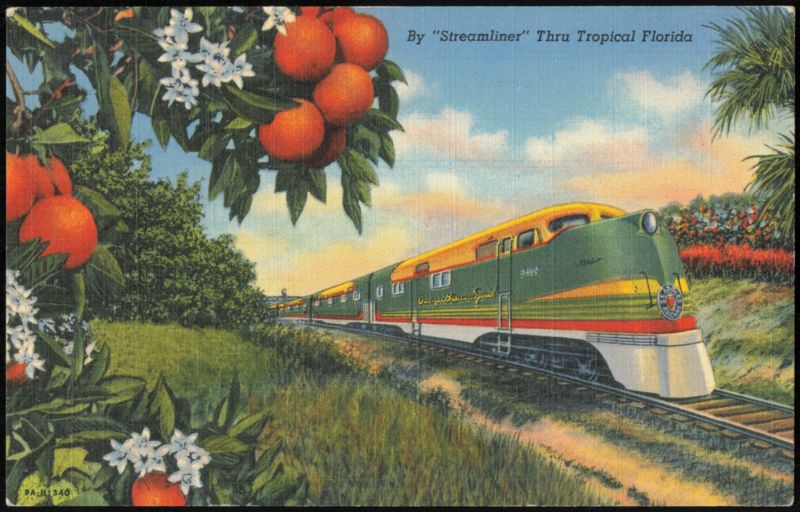 Seaboard Railway Orange Blossom Special Streamliner