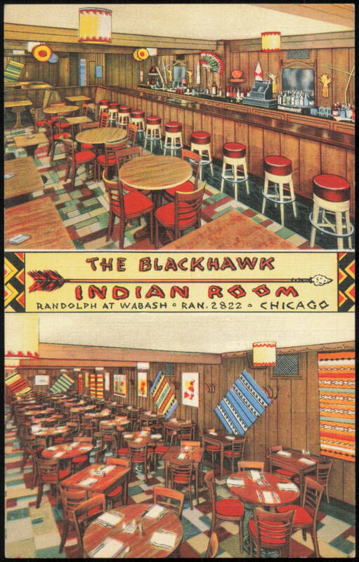 The Blackhawk Indian Room Restaurant Interior