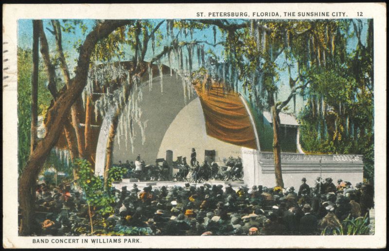 Band Concert in Williams Park, St. Petersburg, Florida
