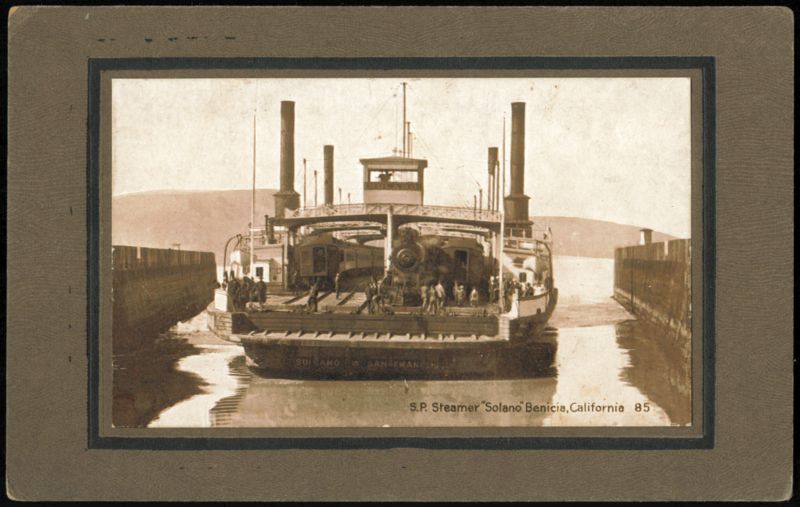 S.P. Steamer Solano, Benicia, California