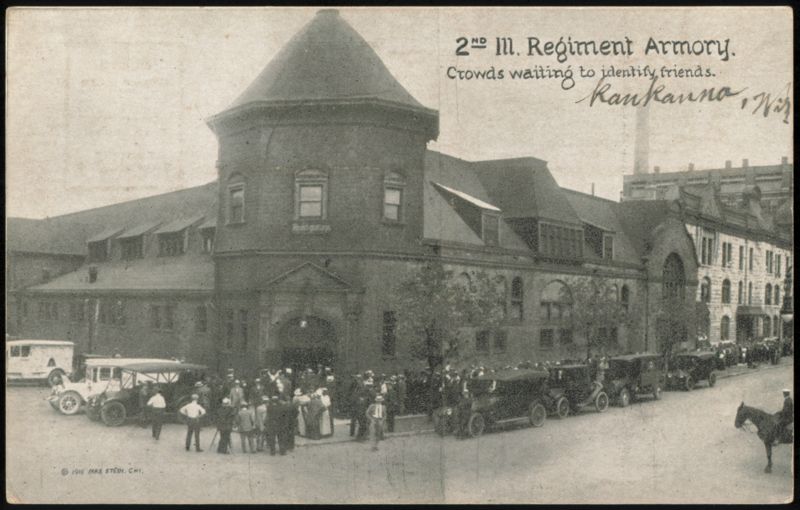 2nd Illinois Regiment Armory, Crowds Identifying Friends