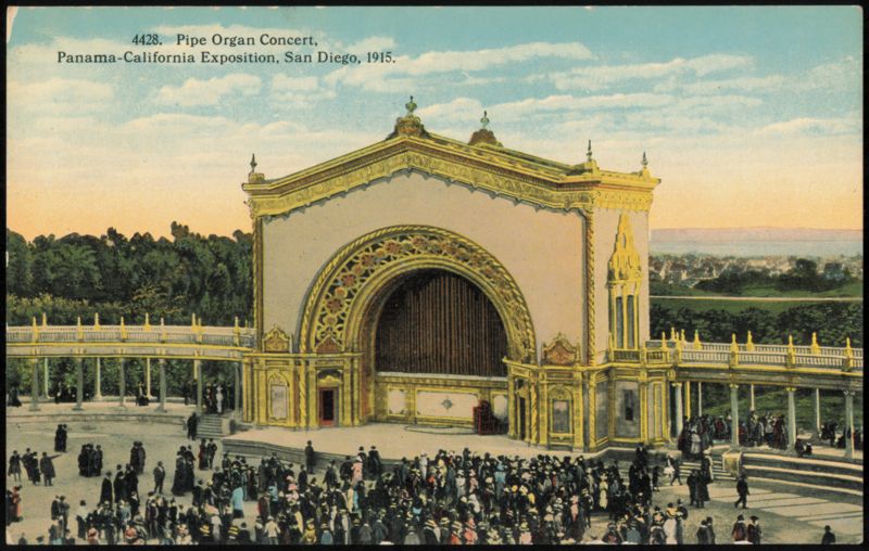 Pipe Organ Concert, Panama-California Exposition
